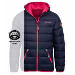 Пуховик Trollkids Jacke Dovrefjell, цвет Marineblau/Magenta - фото 3