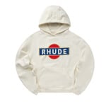 Худи Rhude Vintage Racer Hoodie, цвет Vintage White - фото