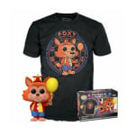 Fnaf sb — booble head pop n° 907 — воздушный шарик Foxy (флокированный) + футболка (l) Funko POP! - фото