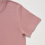 Футболка Uniqlo U-образной формы, розовый - фото 6