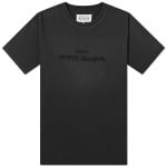 Футболка Maison Margiela Faded Logo, цвет Washed Black - фото