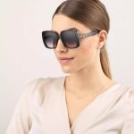 Солнцезащитные очки gg0632s-001 56 sunglasses black-black- Gucci, черный - фото 2