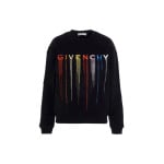 Толстовка женская Givenchy с разноцветным принтом, черный - фото