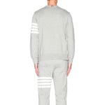 Классический свитшот Thom Browne, цвет Light Heather Grey - фото 4