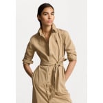 Платье-рубашка BELTED COTTON MIDI SHIRTDRESS Polo Ralph Lauren, белый - фото 3