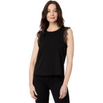 Блуза Vince Camuto Sleeveless Blouse with Trim, цвет Rich Black - фото