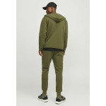 Толстовка на молнии JCOFUSION HOOD NOOS Jack & Jones, темно-зеленый - фото