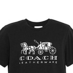 ТРЕНЕРА Мужская футболка COACH, цвет Black - фото 7