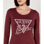 Блуза GUESS Regular Fit, бордо - фото 4