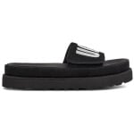 Модные сандалии laton slide серебристые тапочки Ugg, черный - фото 3