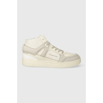 Кожаные кроссовки BASKET CUPSOLE MID LTH ML FAD Calvin Klein Jeans, бежевый - фото