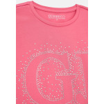 Футболка STRETCH LOGO GJ CON STRASS Guess, сирень - фото 3