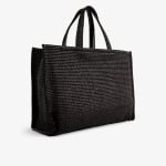 Сумка-Тоут G-Tote среднего размера из рафии Givenchy, черный - фото 4