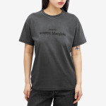 Футболка Maison Margiela Faded Logo, цвет Washed Black - фото 2