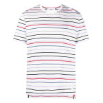 Thom Browne striped short-sleeve T-shirt, белый - фото