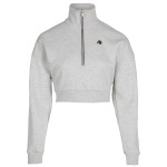 Толстовка OCALA CROPPED HALF-ZIP  Gorilla Wear, серый - фото 4