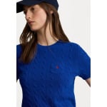 Базовая футболка CABLE WOOL CASHMERE SHORT SLEEVE JUMPER Polo Ralph Lauren, синий - фото 2