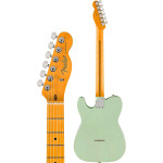 Электрогитара Fender American Professional II Telecaster Thinline, ограниченная серия, прозрачная, серф-зеленая - фото 3