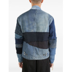 Greg Lauren укороченная куртка Mixed Blues GL1, синий - фото 4