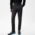 Новые квартальные продукты LV Casual Pants Men Black Louis Vuitton, черный - фото 4