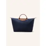 Шоппер le pliage large Longchamp, синий - фото