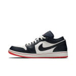 Кроссовки Air Jordan 1 Retro Low 'Obsidian Ember', синий - фото 3