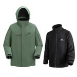 Ветровка Куртка Унисекс Lonsdale, цвет Army Green (3-in-1) - фото 16