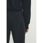 Брюки Comfort Bi-Stretch Massimo Dutti, цвет mottled dark blue - фото 5