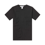 Футболка Comme Des Garçons SHIRT Comme des Garçons SHIRT Cut Out 'Black', черный - фото