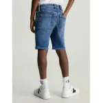 Шорты Calvin Klein Jeans "REG ESS SERENE BLUE DENIM SHORTS", дети до 16 лет, синий - фото 4