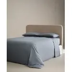 (200 нитей) плоский лист хлопкового перкаля Zara Home, цвет Petrol Blue - фото 3