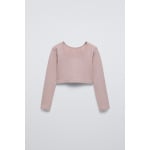 Комплект из бесшовного топа и леггинсов ZARA, цвет chalk pink - фото 3