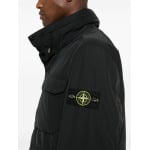 Stone Island пуховик с значком компаса, черный - фото 5