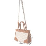 Сумка DKNY Handbag Milan, цвет Ecru/Cognac/Cappuccino - фото 2