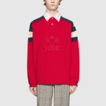 Рубашка поло мужская красная Gucci, красный - фото 4