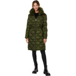 Пуховик Michael Kors Long Diamond Quilt Puffer M426049C68, цвет Jade - фото