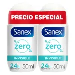 Дезодорант desodorante roll on zero % extra control protección 48h Sanex, объем 100 мл - фото 3