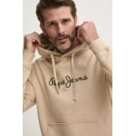 Хлопковая толстовка Pepe Jeans NEW JOE HOODIE, бежевый - фото 2