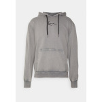 Толстовка UNISEX SMALL SIGNATURE OS HOODIE BLEACHED Karl Kani, серый - фото 8