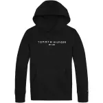 Толстовка с капюшоном Tommy Hilfiger "ESSENTIAL HOODIE", детская Kids Junior MiniMe, для мальчиков и девочек, черный - фото 10