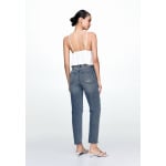 Джинсы прямого кроя RIPPED PULL&BEAR, цвет Stone Blue Denim - фото 7