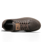 Кроссовки WARRIOR Skateboarding Shoes Men Low-top Brown, коричневый - фото 3