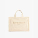 Сумка-Шоппер G-Tote среднего размера из хлопковой смеси Givenchy, белый - фото