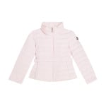 Пуховик динка Moncler Enfant, розовый - фото