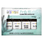 Набор Aura Cacia Purify Kit для очистки чистых эфирных масел, 4 флакона - фото 3