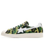 Кроссовки xa bathing ape superstar 80-х Adidas, зеленый - фото