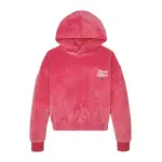 Толстовка Tommy Hilfiger "TH SCRIPT VELOR HOODIE" с вышитым логотипом, розовый - фото 5