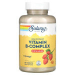 Solaray High Potency B-Complex Chewable Natural Strawberry Flavor 50 Chewables - фото