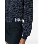 Kenzo бомбер Sashiko Stitch с вышивкой, синий - фото 5