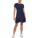 Платье DKNY Short Sleeve Flounce Hem Tee Dress, цвет Navy/Blue - фото 2